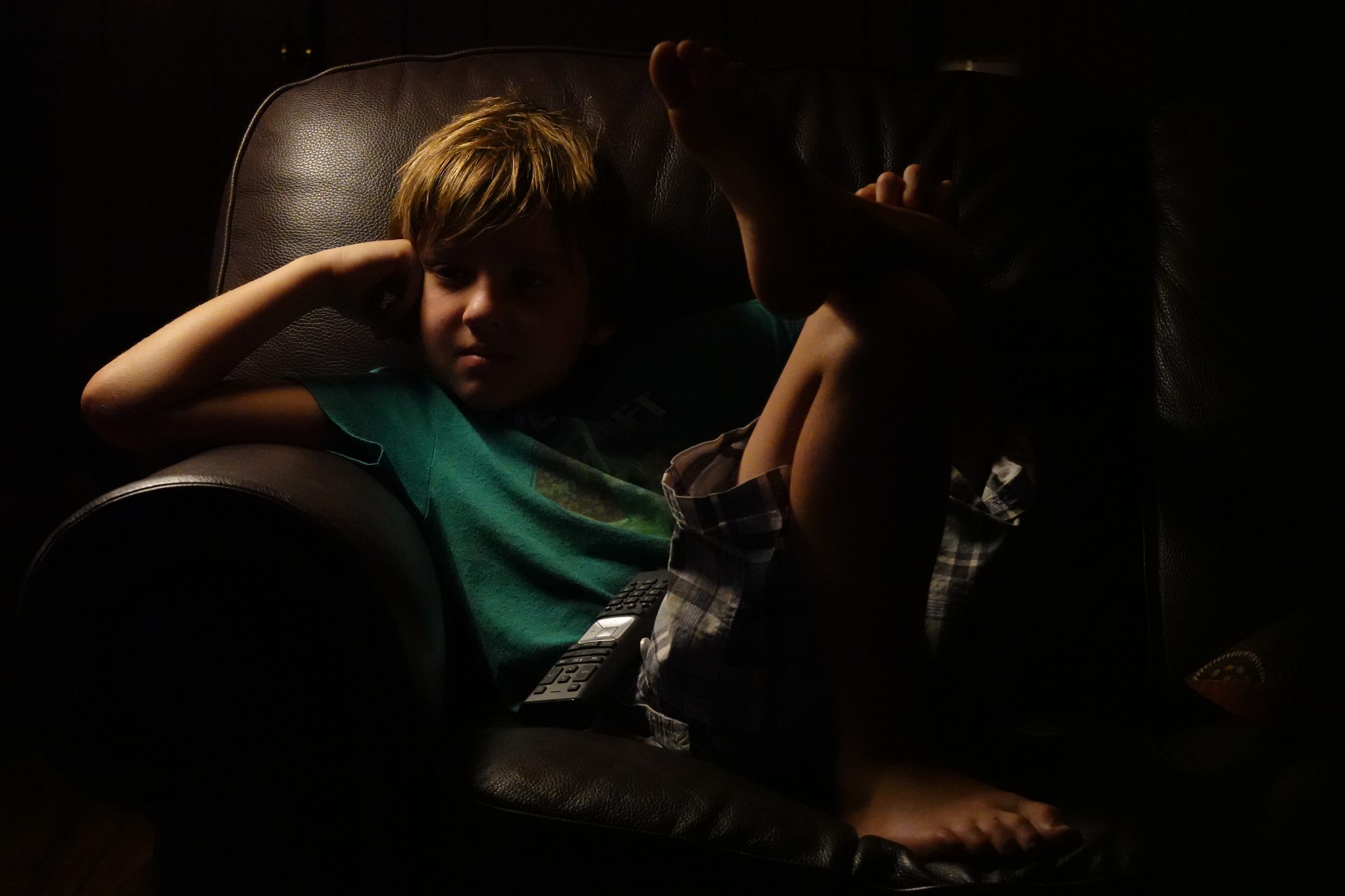 Child in chair