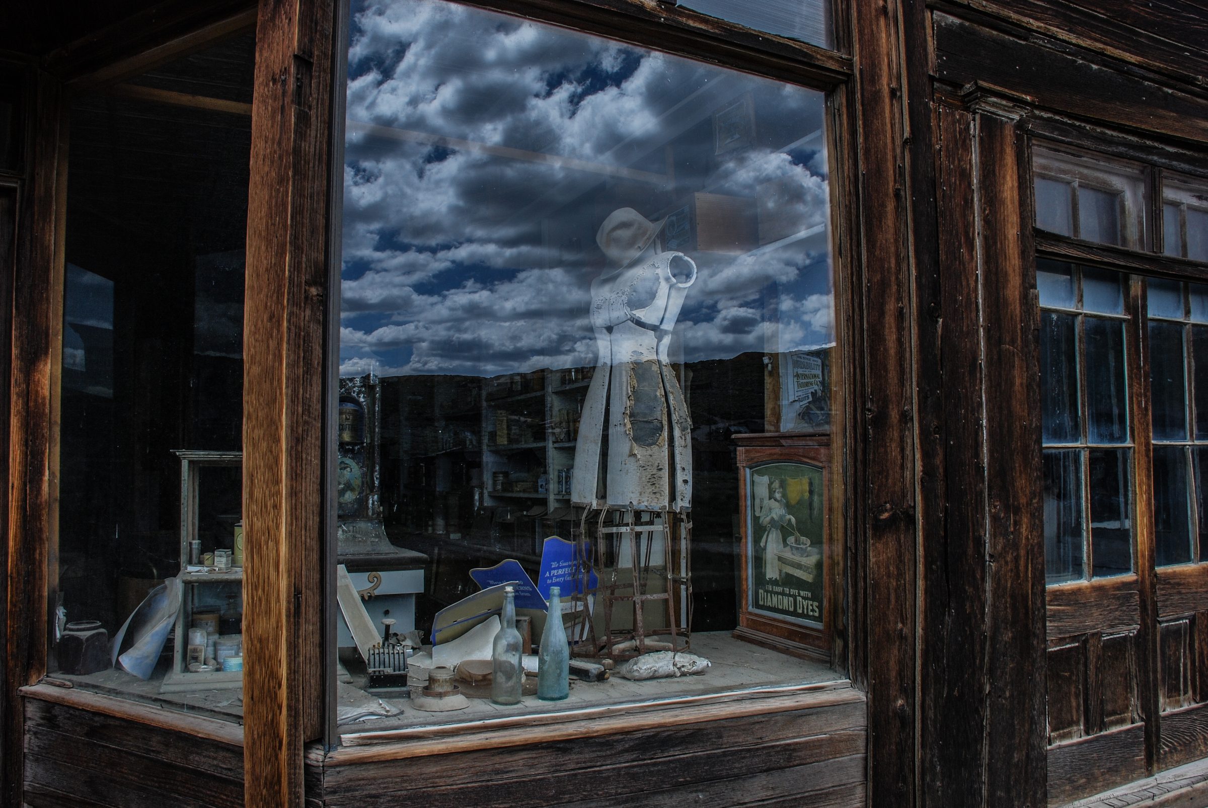 Ghost town window