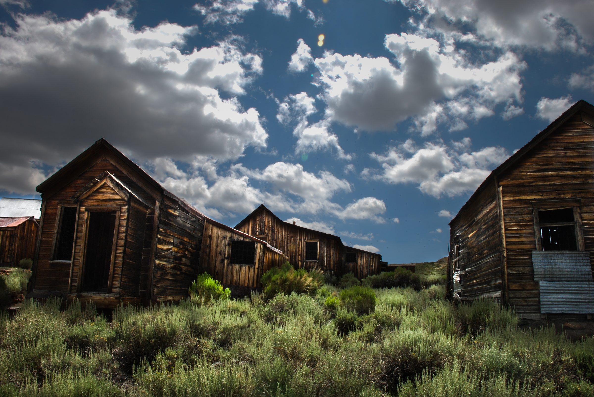 Ghost town buildings