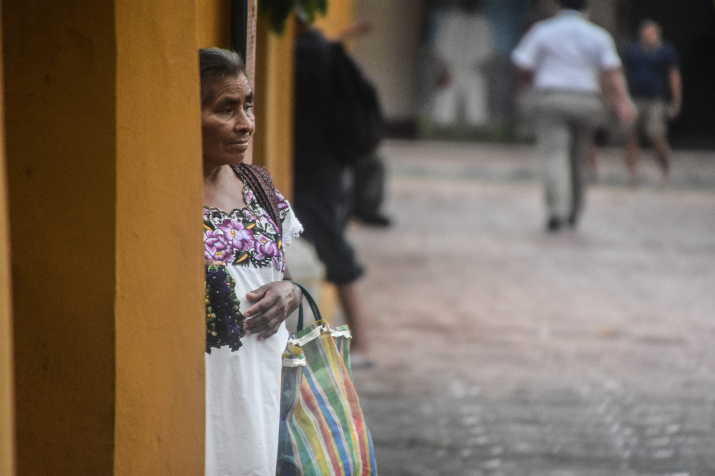 Woman in doorway