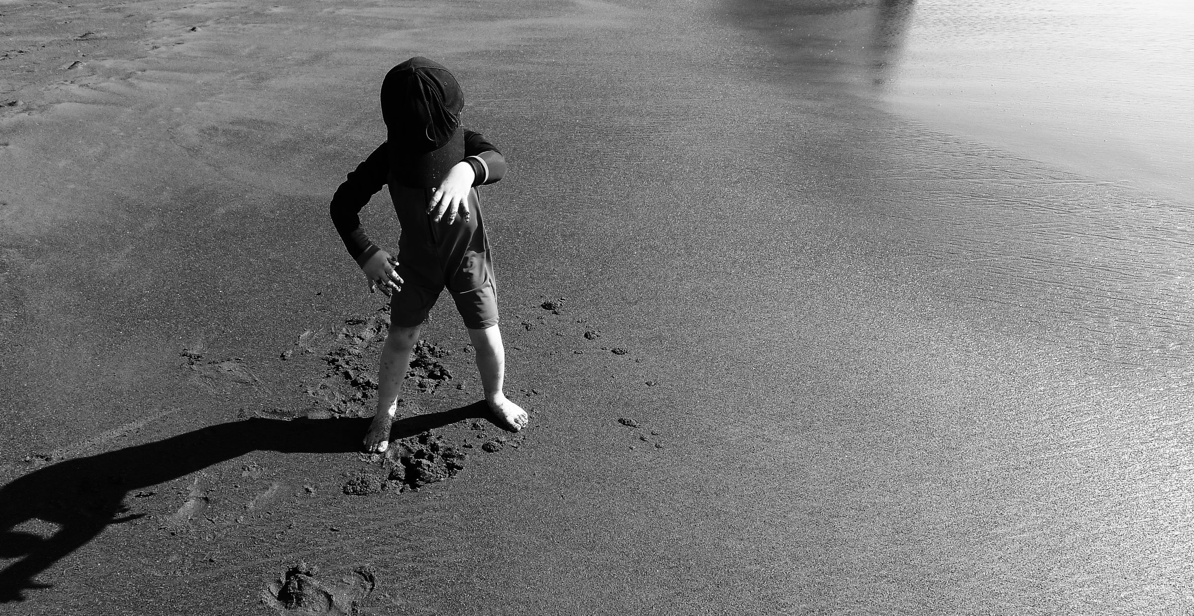 Child on beach